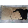 Nici - Plüschkissen - Kissen - Schaf Jolly Mäh Ben - hellbraun, schwarz - ca. 43 cm x 25 cm groß