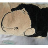 Nici - Plüschkissen - Kissen - Schaf Jolly Mäh Ben - hellbraun, schwarz - ca. 43 cm x 25 cm groß