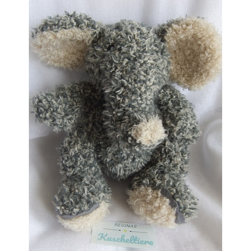 Happy Horse - Plüschtier - Elefant - grau-weiß meliert, beige - ca. 25 cm groß - Schlenker