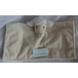 Inware - Inwolino - Schmusetuch - Lamm Bert - creme, weiß, braun - ca. 29 cm x 27 cm groß