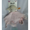 Steiff - Schmusetuch zweilagig - Träum süss - Lamm - rosa - ca. 28 cm lang