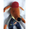 Moulin Roty - Plüschtier - Hund - Les Broc & Roll's Elvis the Dog - ca. 51cm groß mit Schlenkerbeinchen