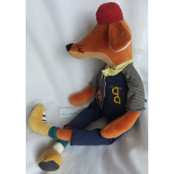 Moulin Roty - Plüschtier - Hund - Les Broc & Roll's Elvis the Dog - ca. 51cm groß mit Schlenkerbeinchen