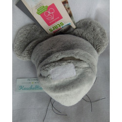 Fashy - Little Stars - Wärmekissen Maus mit Kirschkernfüllung - grau, bunt - ca. 17 cm groß