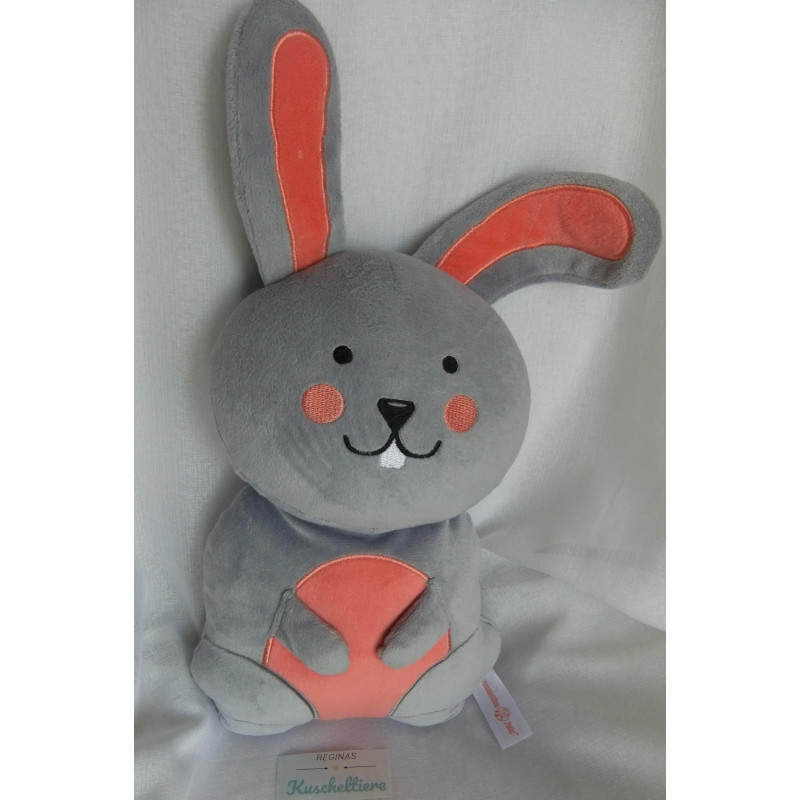 Promotion Pets - Plüschtier - Hase - grau, rosa - ca. 30 cm groß