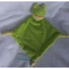 Schmusetuch - Frosch - grün, vanille - ca. 30 cm lang