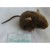 Kösener Spielzeug Manufaktur GmbH - Plüschtier - Maus mini - braun - ca. 10 cm groß - liegend