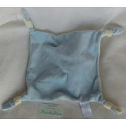 Avene - Pediatril - Schmusetuch - Schaf/Lamm - creme, hellblau - ca. 20 cm x 22 cm groß