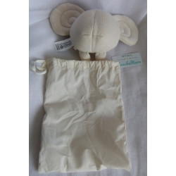 H&M - Strick - Stofftier - Maus - creme - ca. 13 cm groß