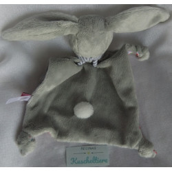 Spiegelburg - BabyGlück - Schmusetuch Hase mit Blumenmotiven und Halstuch - ca. 23 cm lang