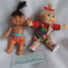 Mattel - Cabbage Patch Kids Mini -  zwei kleine Puppen - ca. 11 cm groß