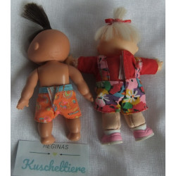 Mattel - Cabbage Patch Kids Mini -  zwei kleine Puppen - ca. 11 cm groß