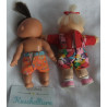 Mattel - Cabbage Patch Kids Mini -  zwei kleine Puppen - ca. 11 cm groß