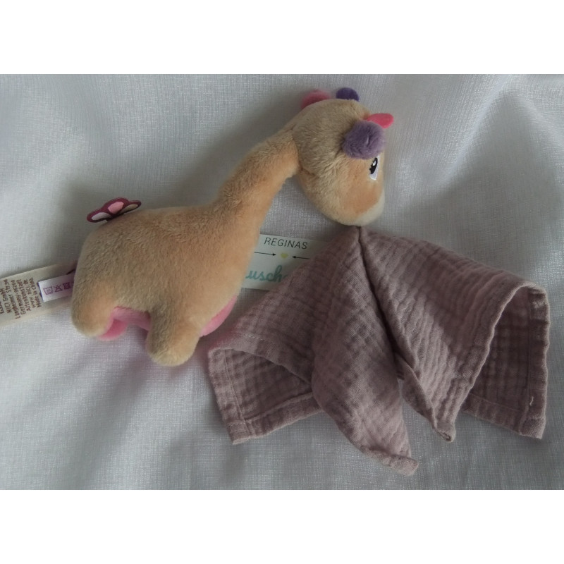 Nici - My first Nici - Schmusetuch - Giraffe Sasuma mit Musselintuch - ca. 16 cm groß