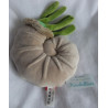 Sigikid - Plüschtier - Bayreuth Landesgartenschau 2016 - Urzeitfossilie Glotzaugengerch - grün, grau - ca. 15 cm groß