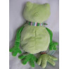 LiLaLu - Plüschtier - Frosch mit Stoffschal und Stickerei - ca. 40 cm groß - Schlenker