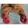 Sigikid - Schmusetuch - Pferd Jappy Jump rot gestreift, braun mit Halstuch grün - ca. 24 cm lang