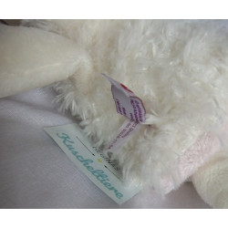 Nici - Plüschtier - Schaf Jolly Mäh Elsa mit Schmetterling am Öhrchen - ca. 30 cm groß - liegend