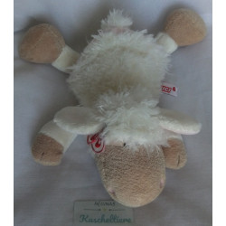 Nici - Plüschtier - Schaf Jolly Mäh Elsa mit Schmetterling am Öhrchen - ca. 30 cm groß - liegend
