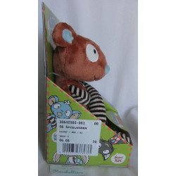 Nici - Plüschtier - Geheimnishüter Secret Bar Martha - braun, dunkelgrau-weiß gestreift - ca. 25 cm groß - sitzend