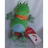 Sigikid - Spieluhr - Frosch mit Halstuch - Melodie: Brahms' Lullaby - ca. 22 cm groß - Schlenker
