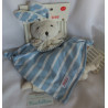 Käthe Kruse - Schmusetuch - Organic Hase - weiß, beige, blau-weiß gestreift - ca. 27 cm lang