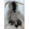 Nici - Plüschtier - Esel grau, weiß mit Kleeblatt grün Huf - ca. 25 cm groß - Schlenker