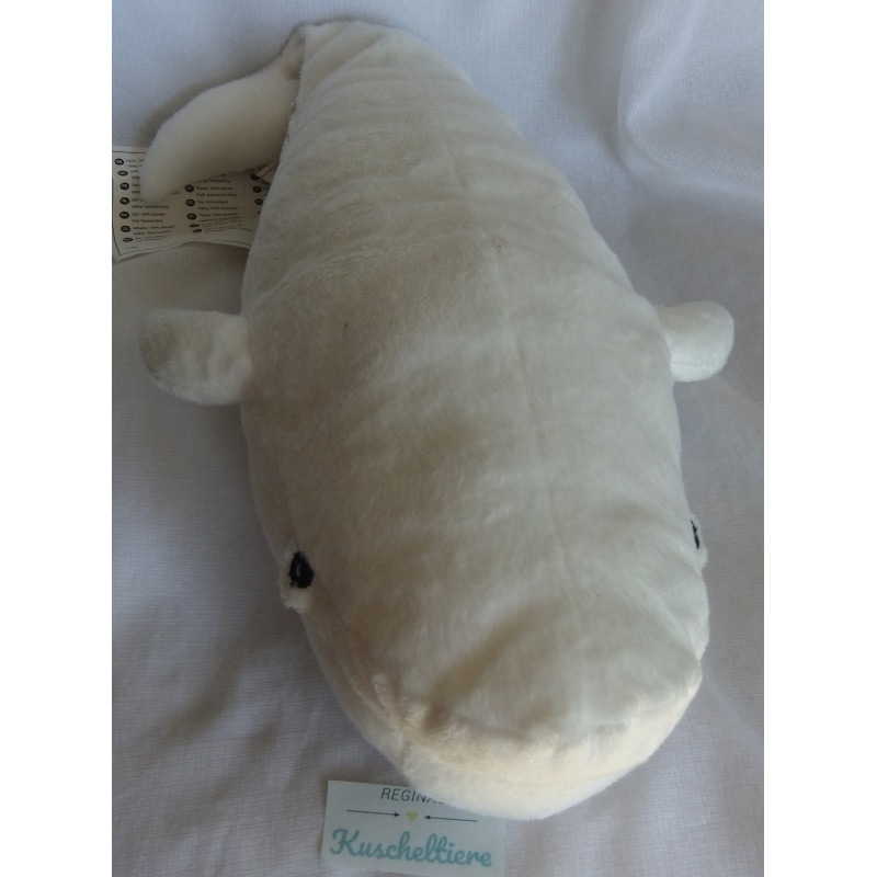 Ikea - Plüschtier - Tandval Beluga Wal - weiß - ca. 53 cm groß liegend -