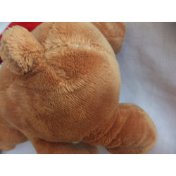 TCM - Tchibo - Plüschtier - Bär mit Nikolausmütze - ca. 23 cm groß - sitzend