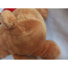 TCM - Tchibo - Plüschtier - Bär mit Nikolausmütze - ca. 23 cm groß - sitzend