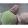 Pusblu Plüschtier Stoffpüppchen Mädchen mit Halstuch und Jacadi Plüschtier Maus mit Schleife