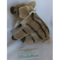Nature Planet - Plüschtier - Wildschwein - Brauntöne - ca. 14 cm hoch und ca. 12 cm lang