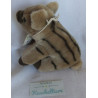 Nature Planet - Plüschtier - Wildschwein - Brauntöne - ca. 14 cm hoch und ca. 12 cm lang
