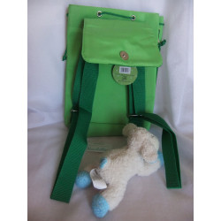Müller Plüschtier Schaf und Allied Kunststoff-Rucksack mit Motive Schaf Finbaaa