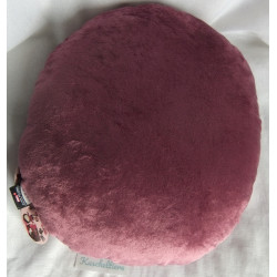 Nici - Plüsch Plüschkissen - Oval - Miss Moonville - schwarz, lila - ca. 32 cm x 39 cm groß