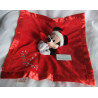 Disney Baby - Schmusetuch - Mickey Mouse My first Christmas - rot, weiß -  ca. 35 cm x 35 cm groß