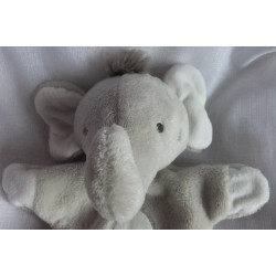 Fehn - DM - Boutique Collection Handpuppe Elefant - grau, weiß - ca. 30 cm lang