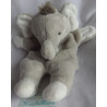 Fehn - DM - Boutique Collection Handpuppe Elefant - grau, weiß - ca. 30 cm lang