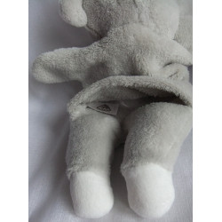 Fehn - DM - Boutique Collection Handpuppe Elefant - grau, weiß - ca. 30 cm lang