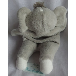 Fehn - DM - Boutique Collection Handpuppe Elefant - grau, weiß - ca. 30 cm lang
