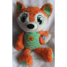 Nici - Plüschtier - Schlafmütze Fuchs Finjo - orange, weiß, grün-weiß gestreift - ca. 38 cm groß - Schlenker