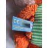 Nici - Plüschtier - Schlafmütze Fuchs Finjo - orange, weiß, grün-weiß gestreift - ca. 38 cm groß - Schlenker