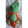 Nici - Plüschtier - Schlafmütze Fuchs Finjo - orange, weiß, grün-weiß gestreift - ca. 38 cm groß - Schlenker