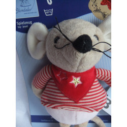 Sterntaler - BO1 - Kuscheltier - Spieltier - Maus mit Rasselgeräusch - ca. 20 cm groß - Schlenker