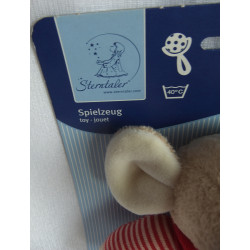 Sterntaler - BO1 - Kuscheltier - Spieltier - Maus mit Rasselgeräusch - ca. 20 cm groß - Schlenker