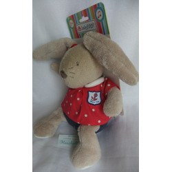 Baby Fehn - Spieluhr - Hase Ocean Club mit Kleidchen - Melodie: When you whish.. ca. 25 cm groß - Schlenker-