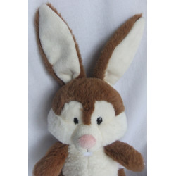 Nici - Plüschtier - Hase Poline - braun, weiß, rosa - ca. 25 cm groß - Schlenker