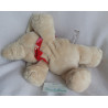 Nici - Plüschtier - Love - Elefant Max beige mit Halstuch rot mit Loveschriftzug - Magnet in Rüssel und Vorderfüßchen