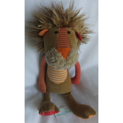 Sigikid - Kuscheltier Spieltier -Patchwork Sweety Löwe - ca. 40 cm groß - Schlenker