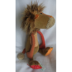Sigikid - Kuscheltier Spieltier -Patchwork Sweety Löwe - ca. 40 cm groß - Schlenker